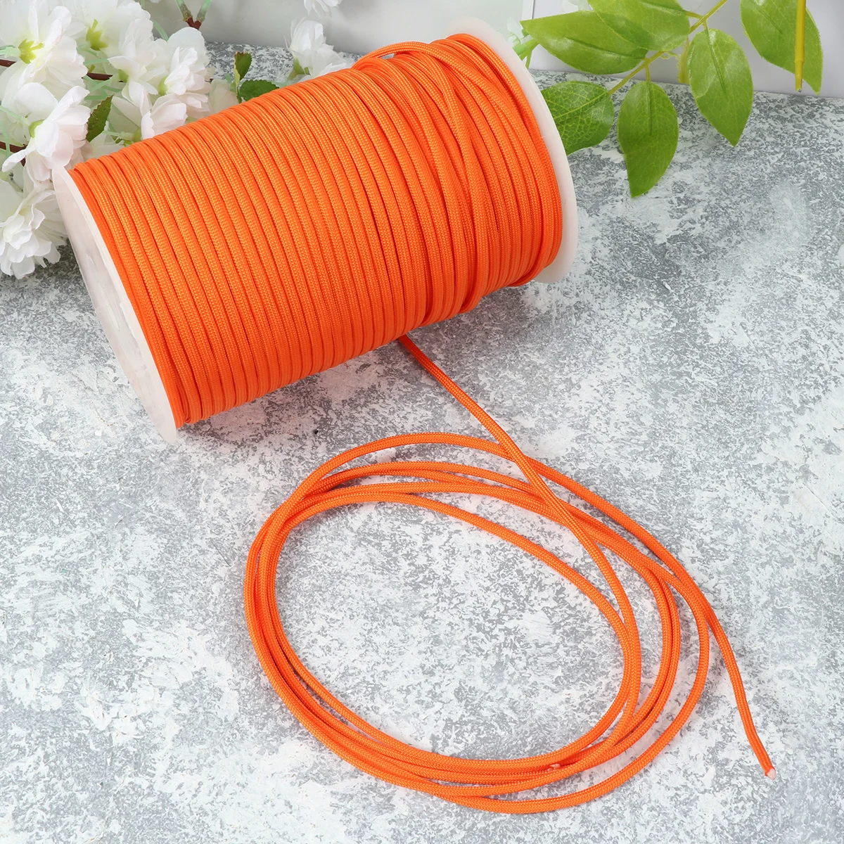 

100M Tent Rope Durable Polyester Climbing Rope 4Mm Abrasion Resistant Safety Sling For Outdoor Camping Rappelling