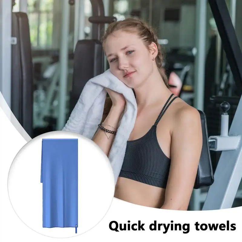 

Sweat Towels For Gym Super Absorbent Bath Rag Portable Soft Gym Towel For Swimming Beach Golf Tennis Football Basketball Sauna