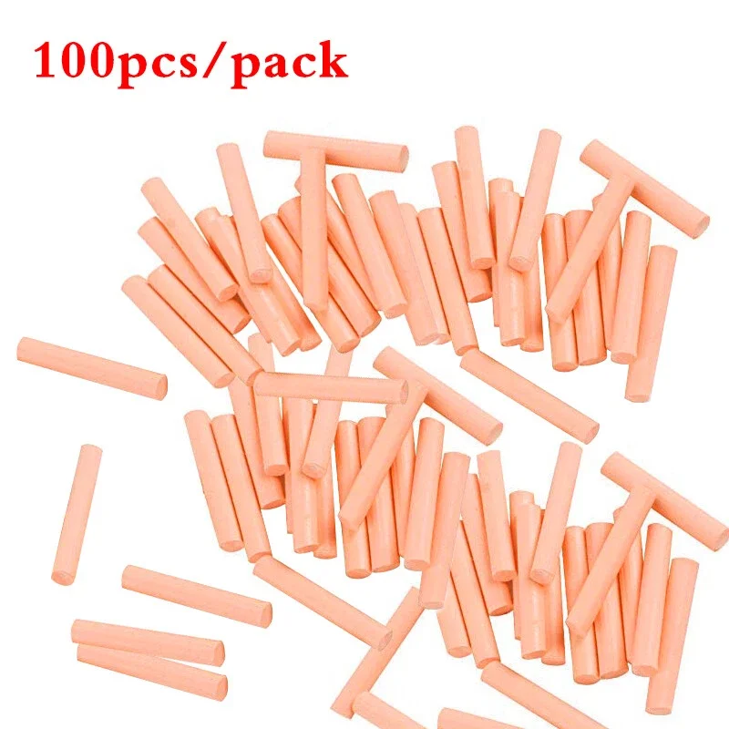 

100PCS/1Box Gutta Percha Bar tips for Dental Obturation Endodontic Gun Filling System New
