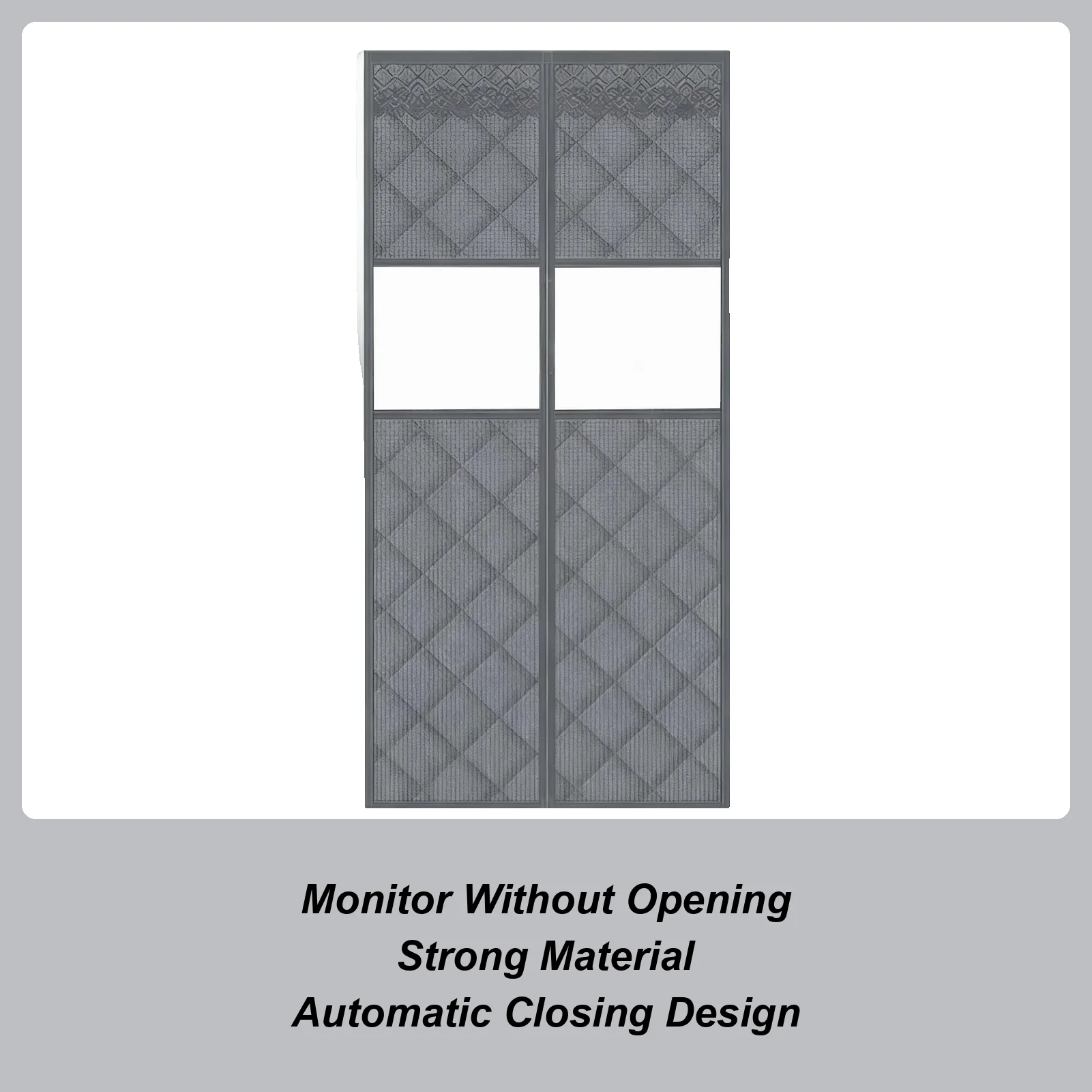 

Дверная изоляционная крышка, магнитный утолщенный экран с прозрачным окном, устойчивая к атмосферным воздействиям крышка передней двери для зимнего домашнего входной дверной проем
