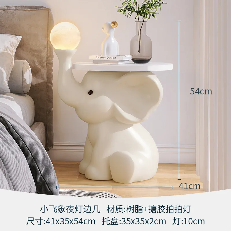new-elephant-floor-decoration-night-lights-living-room-large-tv-cabinet-sofa-a-few-cream-style-decorations-housewarming-gifts