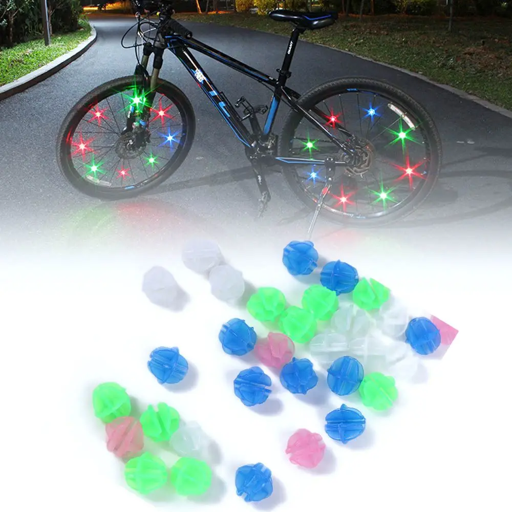 Luminous Wrap Tubes Decor Colorful Bike Wheel Spoke Spoke Color Beads Spoke Wrap Tubes Bicycle Spoke Beads Bicycle Spoke Decor