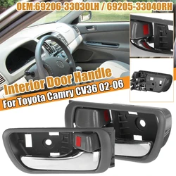 Left/Right Interior Door Handle For Toyota Camry CV36 2002 2003 2004 2005 2006 69206-33030LH 69205-33040RH