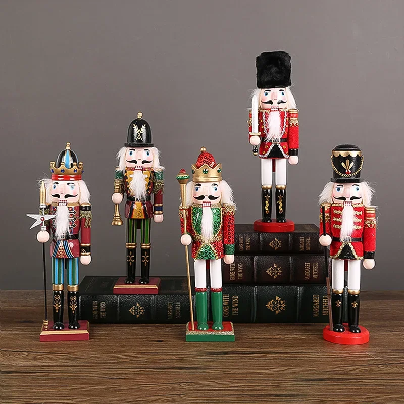 New Nutcracker ornaments, puppets, children's toys, holiday gifts, window tabletop ornaments, king soldier puppets