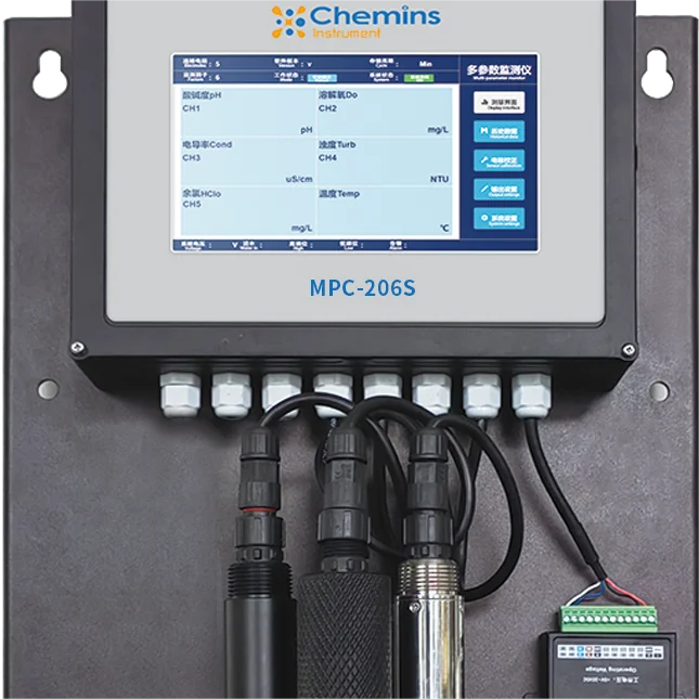 EGM-200  Secondary Water Supply  Online Monitoring Multi-parameter pH/Turbidity/Chlorine Microsystem Station