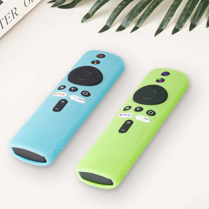 Silicone Protective Case for Xiaomi Mi TV Box S Remote Control Cover Silicone Soft Shockproof Protector Shell for Mi TV Stick 4K