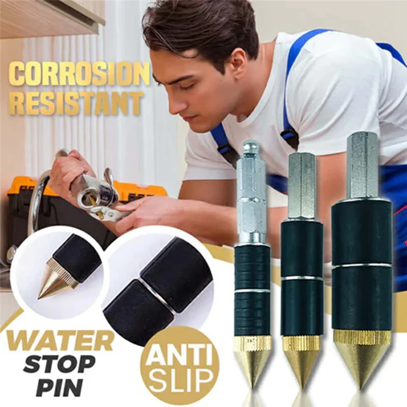 Hot-Melt Water Stop Pin cucina bagno riparazione Set di strumenti idraulici Hot-Melt Water Stop Pin cucina PPR tubo tunnel Plug