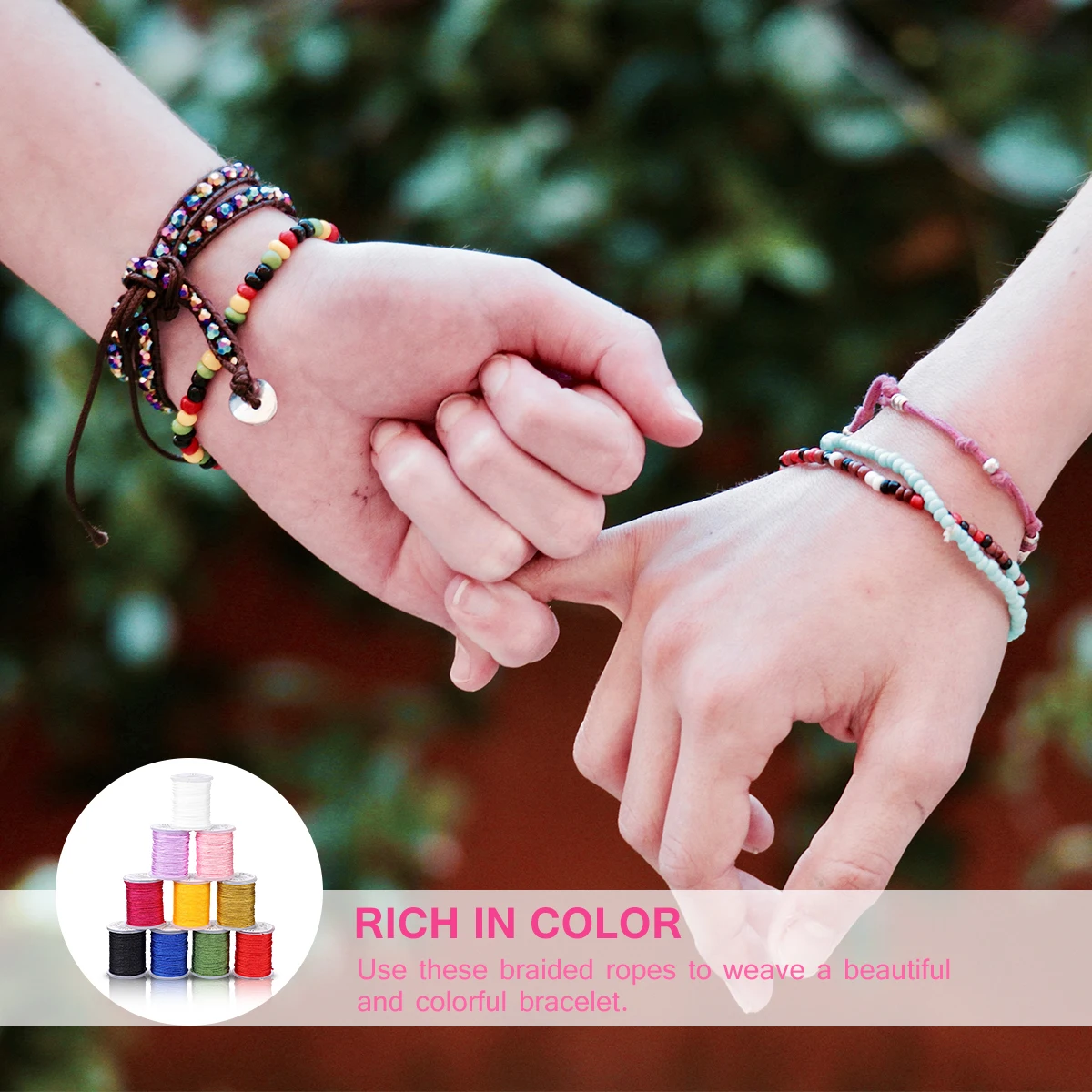 

Нейлоновая нить для бисера толщиной 0,8 мм, шнур для изготовления ювелирных изделий для рукоделия, завязка, нейлоновая нить для бисера, шнур для завязывания узлов