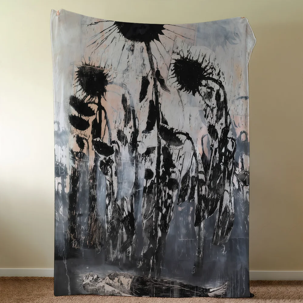 Blanket Throw Super Cosy Plush Living K-Kiefer Room A-Anselm Sofa Artwork Couch Childish Birthday Gifts
