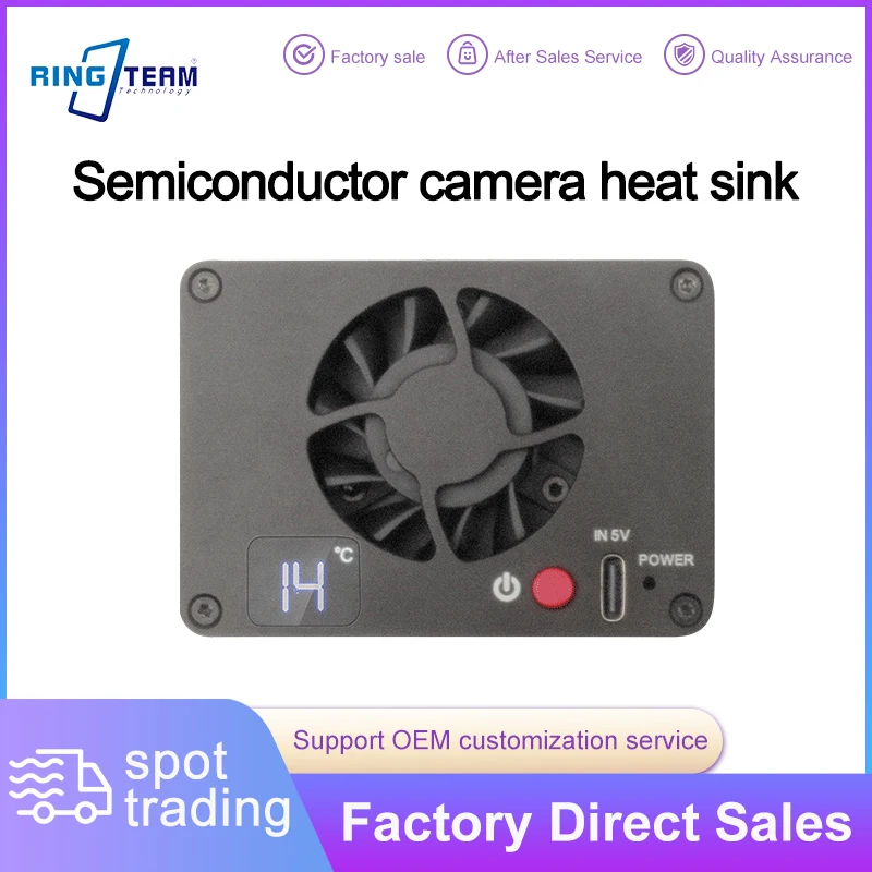 Quiet Camera Heat Sink Cooling Fan Semiconductor Radiator Replacement for Canon Sony FUJIFILM Models ZV-E10 A7M4 R5 R7 R6 XT4