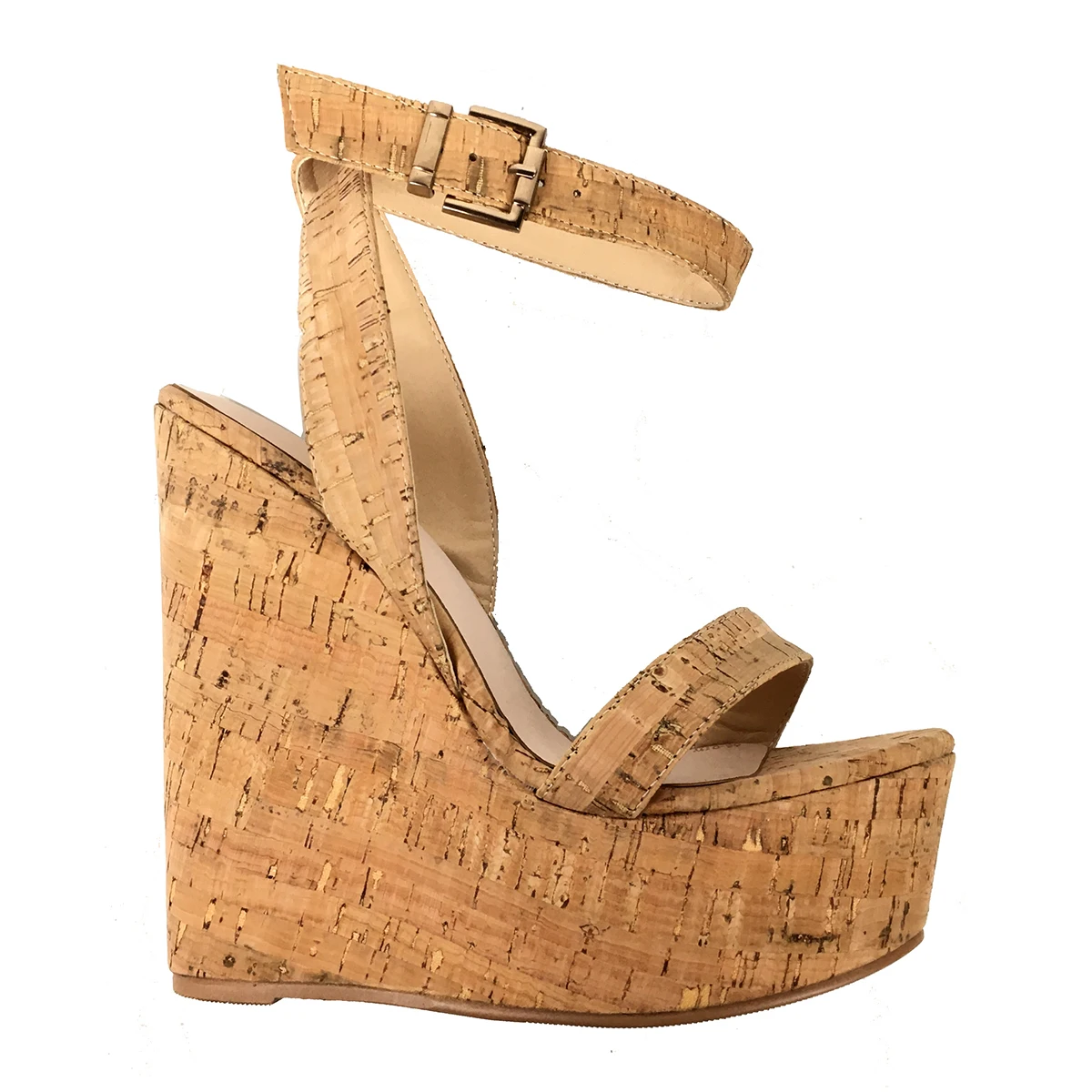 Damskie sandały na koturnie z – Cork Wedge Sandal recenzja i cena
