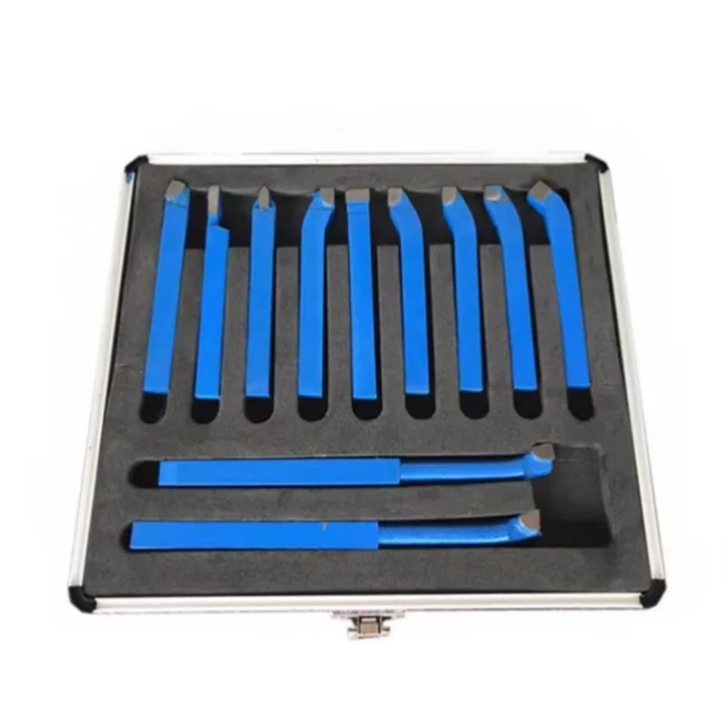 11PCS Metal Carbide CNC Draaibank Gereedschap Carbide Gesoldeerde Getipt Cutter Tool Bit Snijden Set Kits Lassen Draaigereedschaphouder
