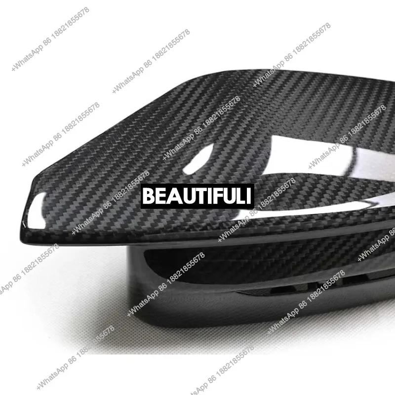 ZAIQU Dry Carbon Fiber Side Rear View Mirror Covers for M2 M3 M4 M240i M50G80/82/83/87  Modified M3 Rearview Mirror Caps view 2