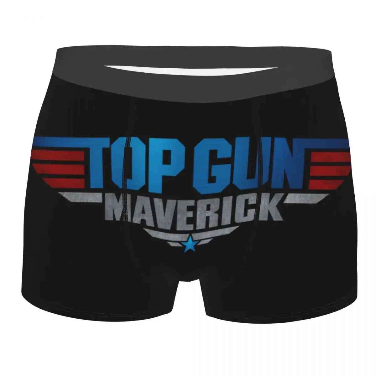 Male Cool Hot Film Top Gun Maverick Underwear Boxer Briefs Soft Shorts Panties Underpants