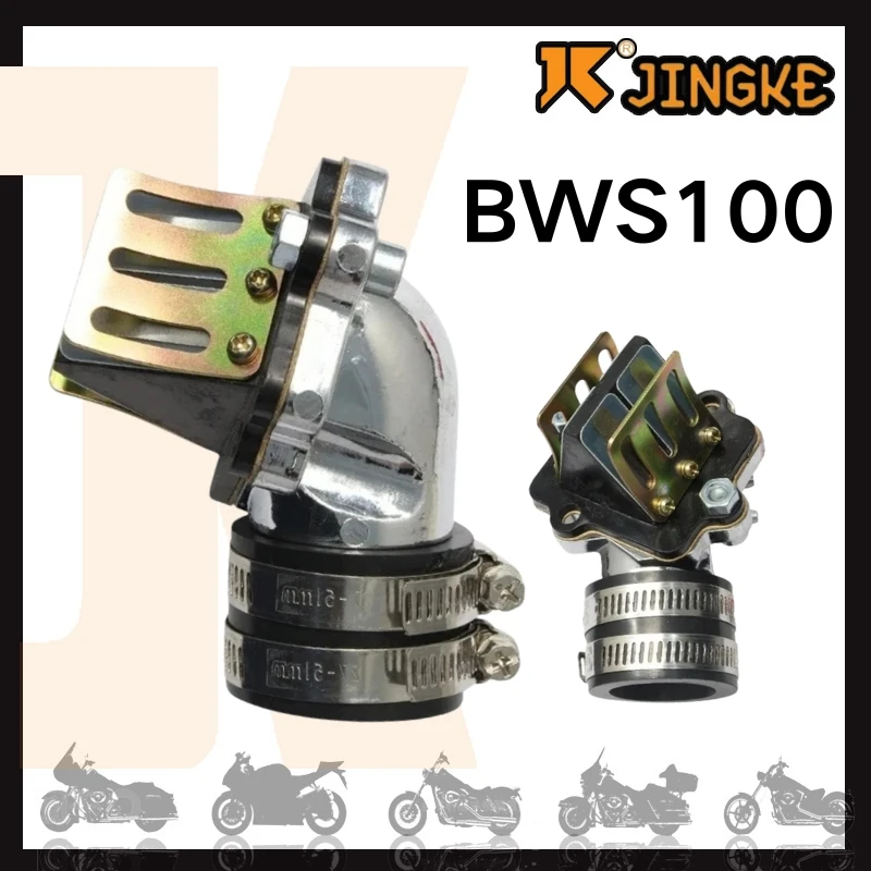 

JINGKE Intake Manifold Aluminum Racing For Yamaha JOG50 JOG90 BWS50 CY50 Go Kart 2-Stroke Scooter Intake Manifold