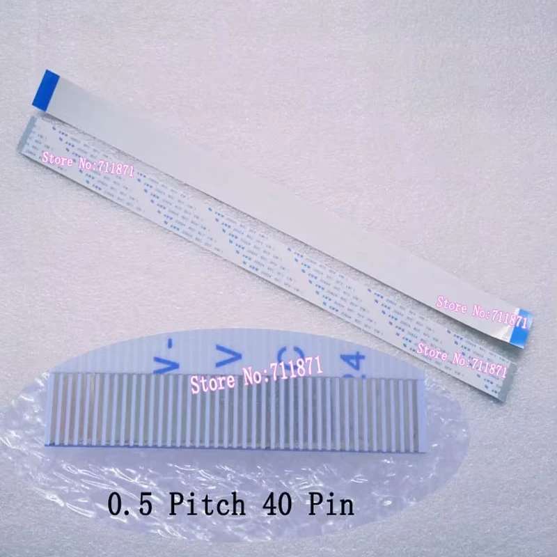 30cm Type A 40 Pin FFC Cable Cord 40Pin Flexible Flat Cable FFC Line connect point in same plane 40P Ribbon soft Line Wire Cord
