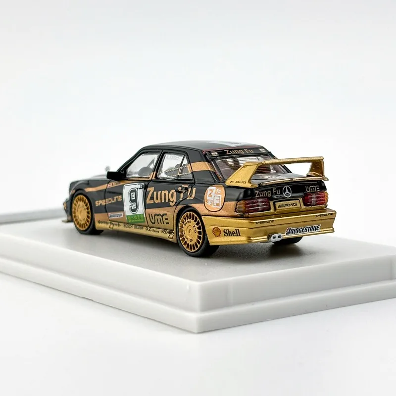 LMLF Schaal 1/64 Mercedes Benz 190E 2.5-16 EVO2 DTM Racing Edition Limited Legering Speelgoed Motorvoertuig Diecast metalen Model Geschenken