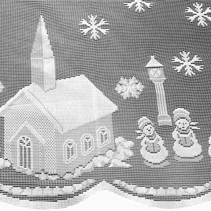 Mantel navideño de Papá Noel, muñeco de nieve, alce, bordado, fiesta de Navidad, mantel de encaje, decoraciones cuadradas para fiesta, alta calidad