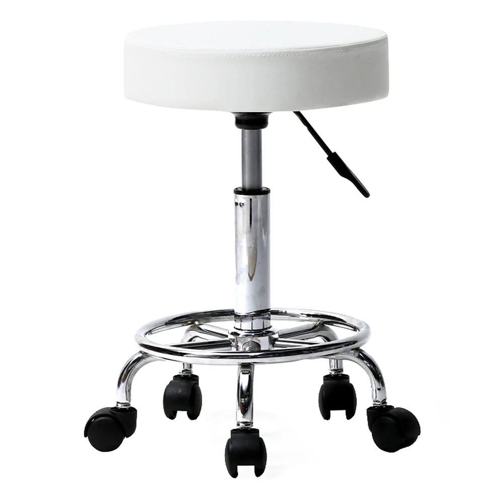 

2 Colors 360 Degrees Adjustable Round Stool Ha Ha Feet Rotation Bar Stool