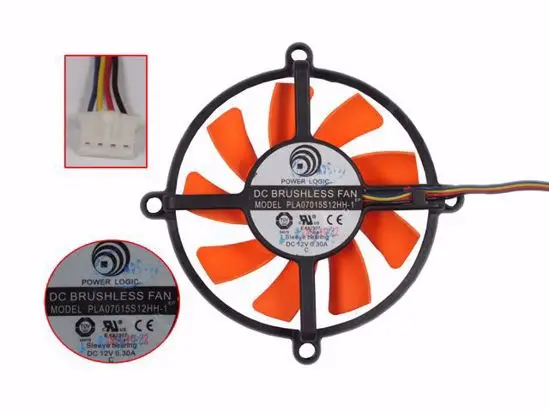 

Power Logic PLA07015S12HH-1 DC 12V 0.30A 90x90x15 мм 2-проводной охлаждающий вентилятор