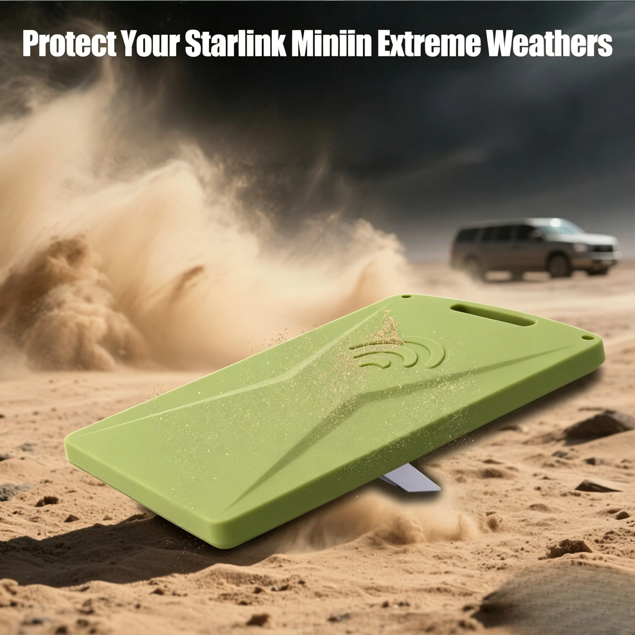 Silicone Protective Cover Hexagonal Heat Dissipation For Starlink Mini Accessories Shock-Absorbing Dustproof Waterproof Cover