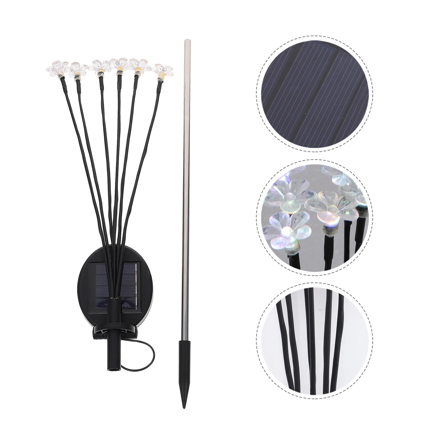

Solar Powered Outdoor Yard Decorative Garden Stake Light Firefly Lights LED RGB L Lawn Led Light scape Lamp