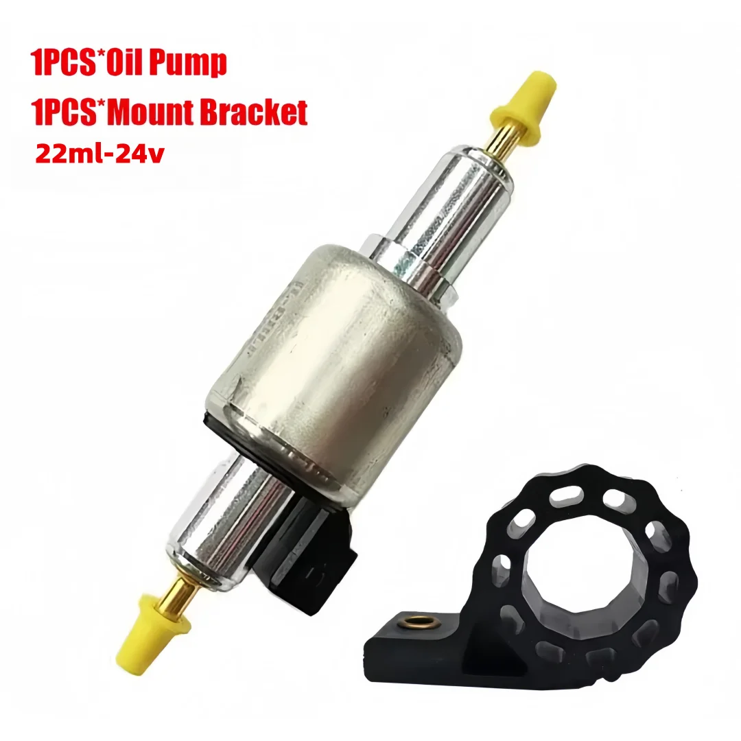 12V/24V Ultra-low Noise Diesel Parking Heater Fuel Pump 1KW-5KW Universal Car Truck Air Heater Pulse Oil Pump with Rubber Shock-