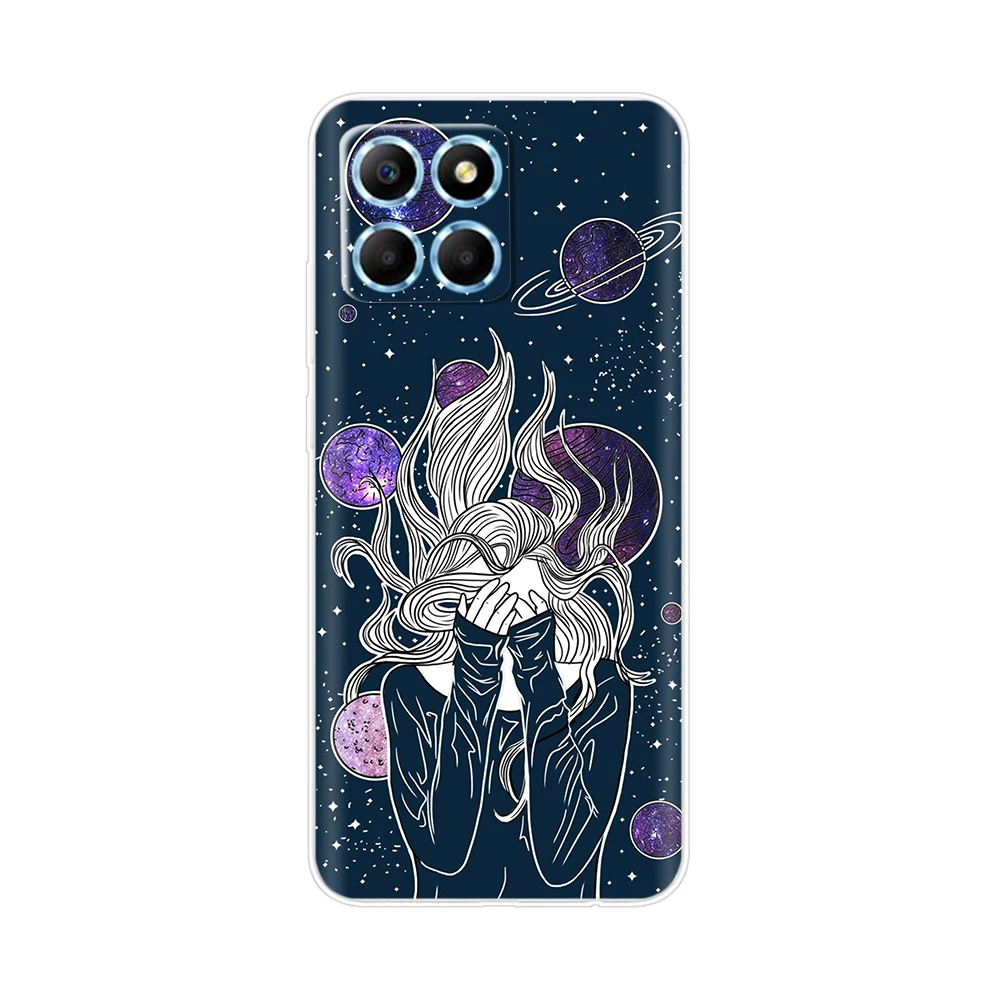 for Honor X6a Case 6.56" Phone Cover Clear Silicone Soft TPU Back Cover for Huawei Honor X6A WDY-LX1 HonorX6a Case Fundas Bumper image 5