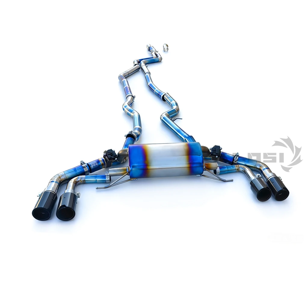 

Выхлопной клапан из титанового сплава для BMW M235 3.0T N55 2013-2014, титановый глушитель синего цвета, электронный клапан.