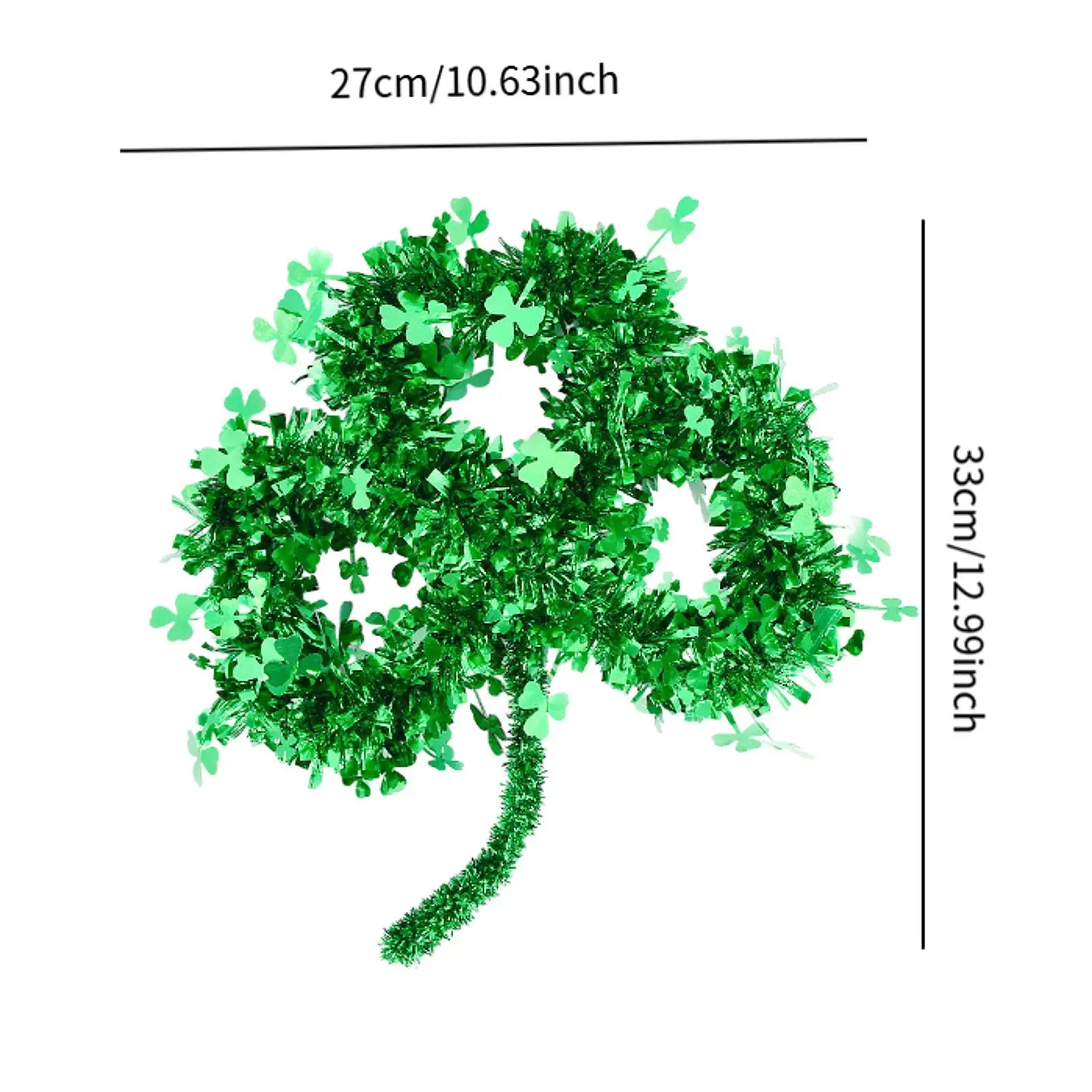 ST. Patricks Day 화환, 벽 파티 축하, 녹지 화환