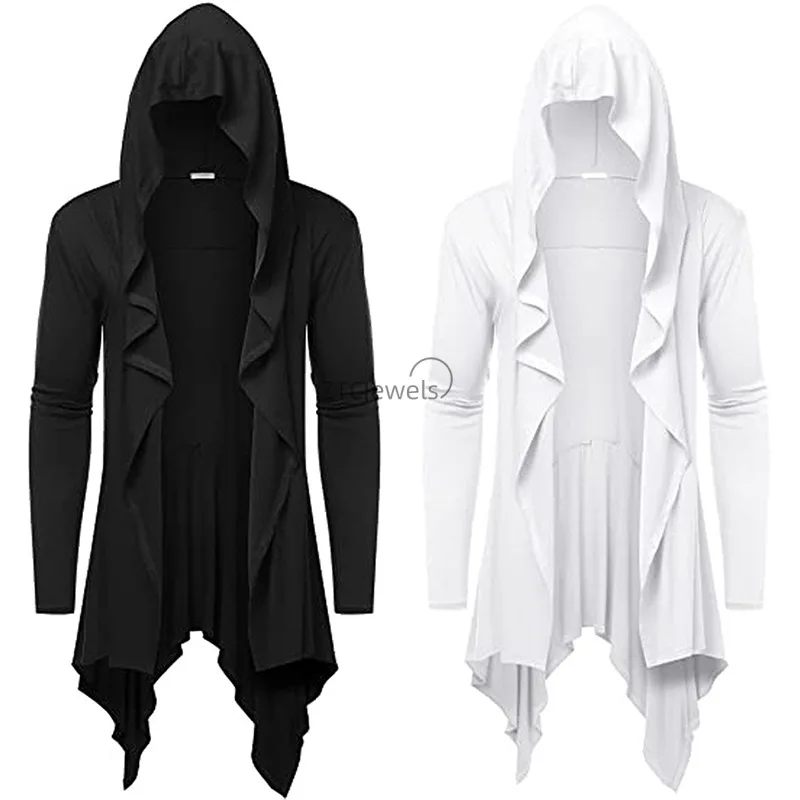 

2026 New Medieval Clothing Retro Hooded Cardigan Jacket Role-playing Clothing Assassin Festival Role-playing Adult Clothing