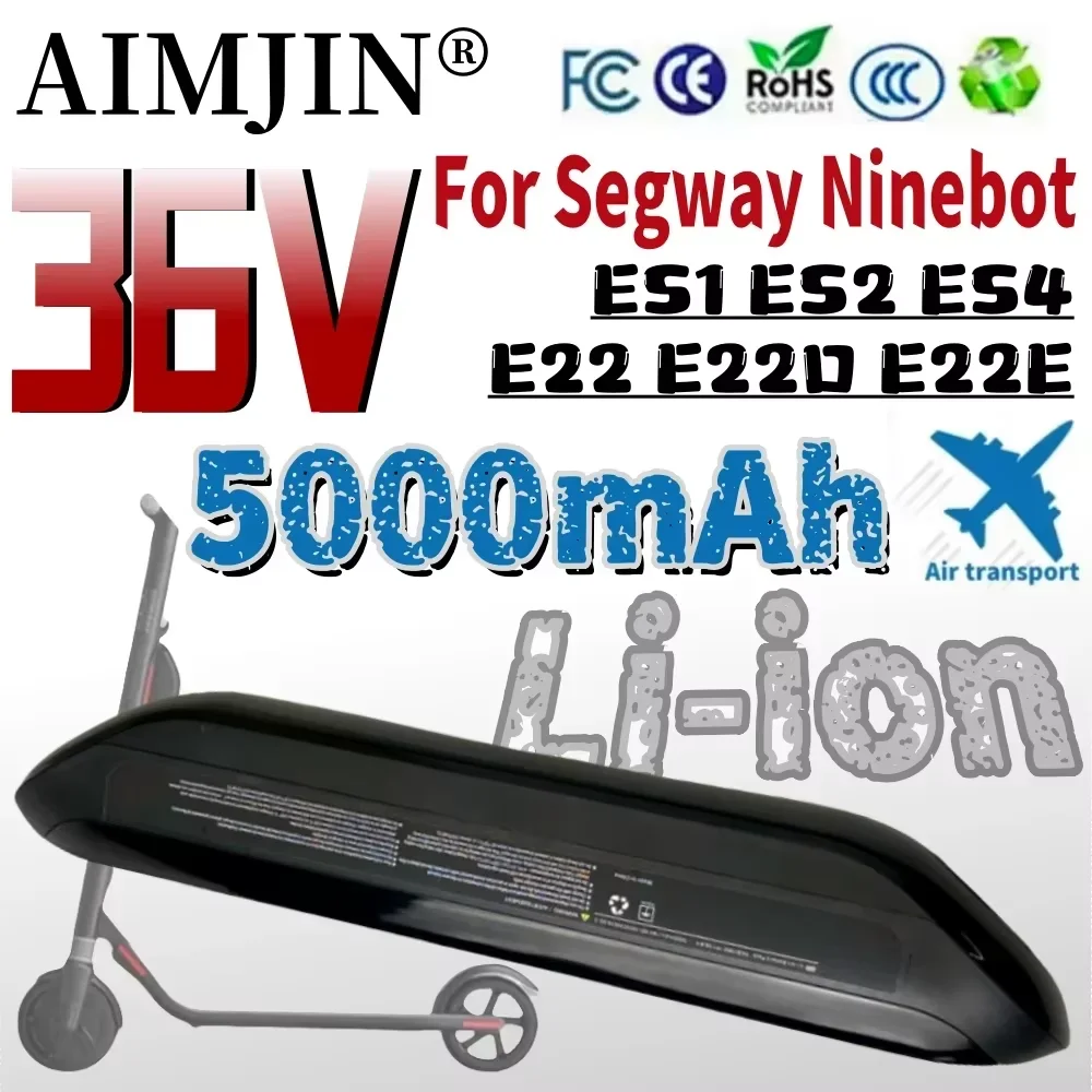 

36V 5200mAh 7800mah Original True Capacity Ninebot Scooter ES1 ES2 ES3 ES4 E22 E25 Electric Scooter Internal Battery Pack