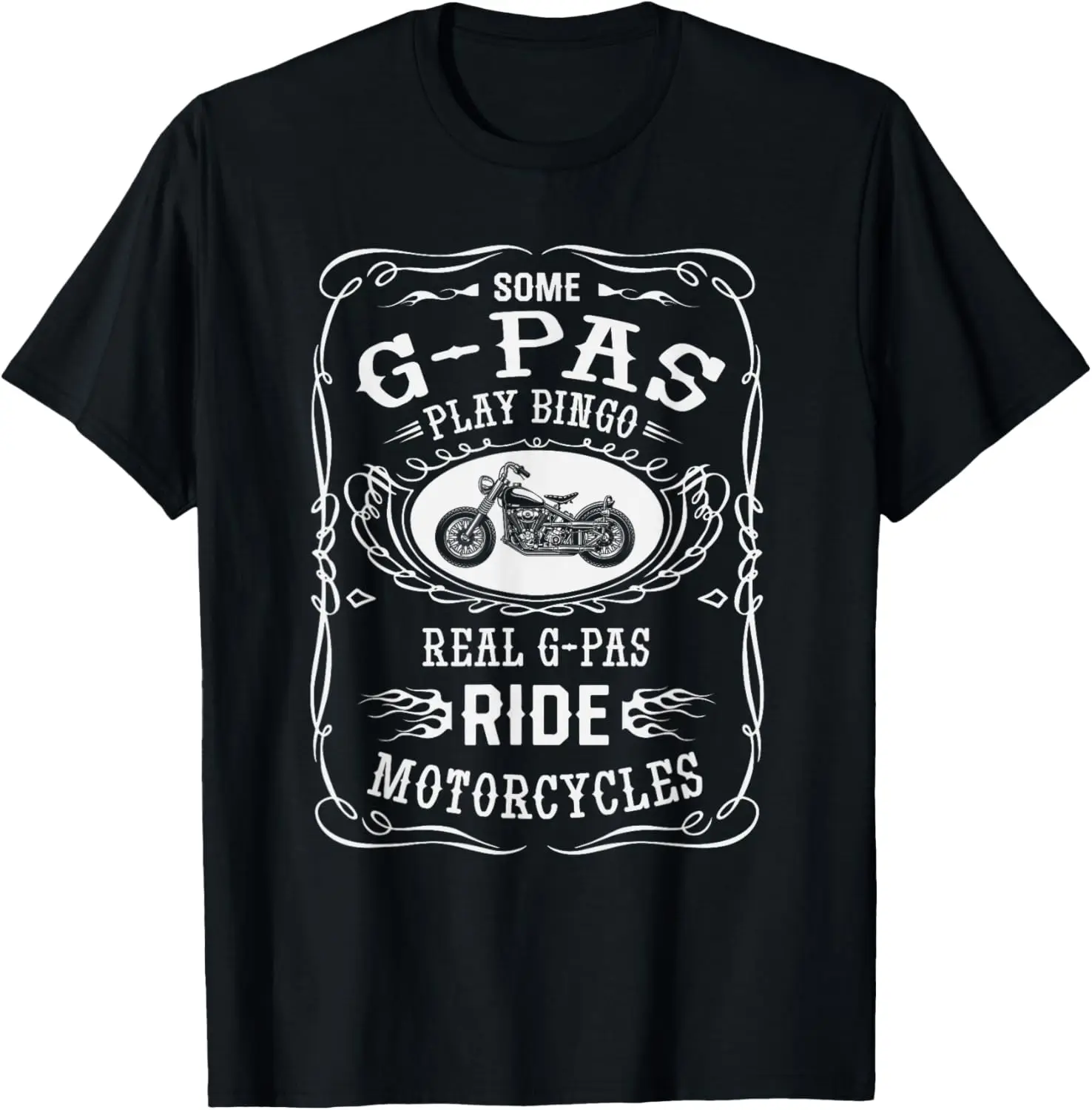 

g-pa Some Play Bingo I Ride Motorcycle Biker T-Shirt Motorcycle