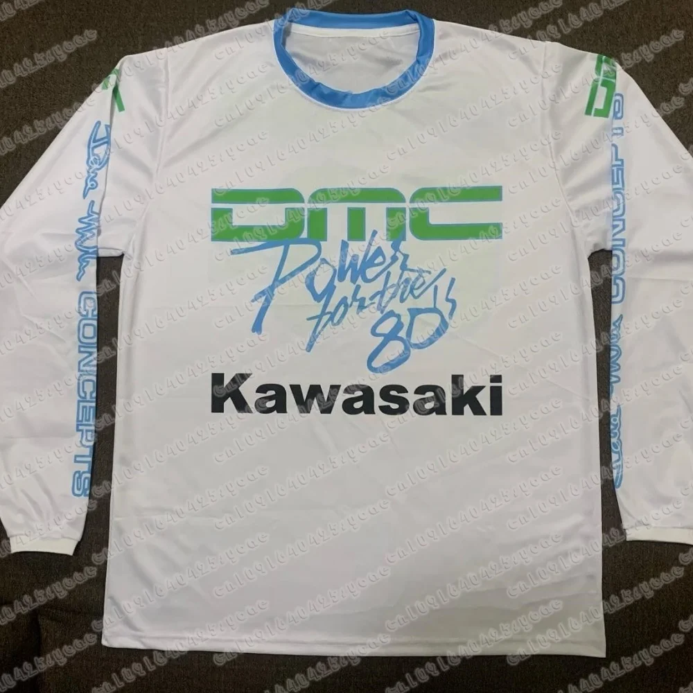 

Кавасаки 2025л # 63Z спортивная футболка с длинным рукавом и круглым вырезом с длинным рукавом, весенне-осенняя футболка для мужчин, повседневные модные топы, мужская одежда