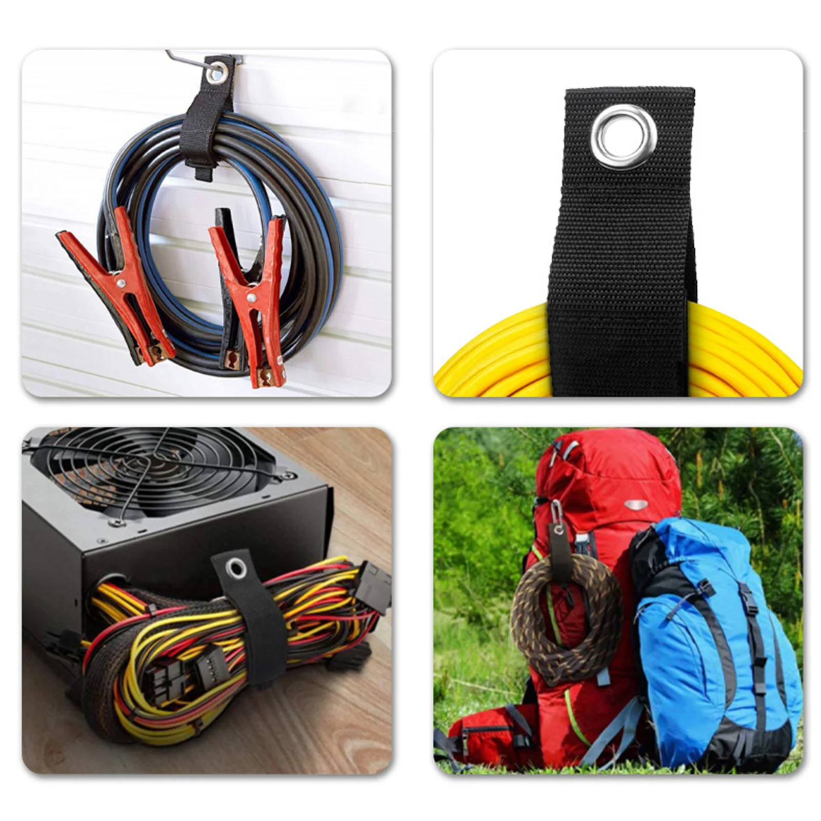 Extension Cord Organizer Home Garage Cable Straps Hanger Organizer Suitable for Cords Hoses Rope