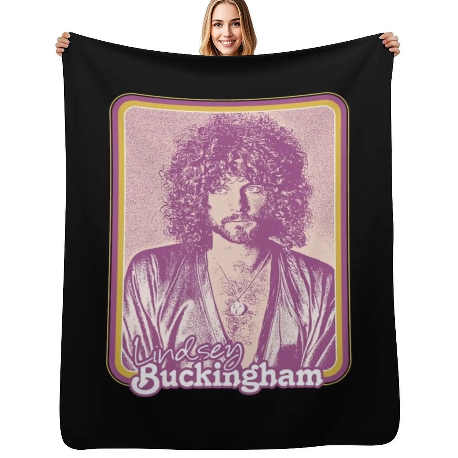 Lindsey Buckingham Throw Blanket Summer Cool Breathable Blanket for Sleeping