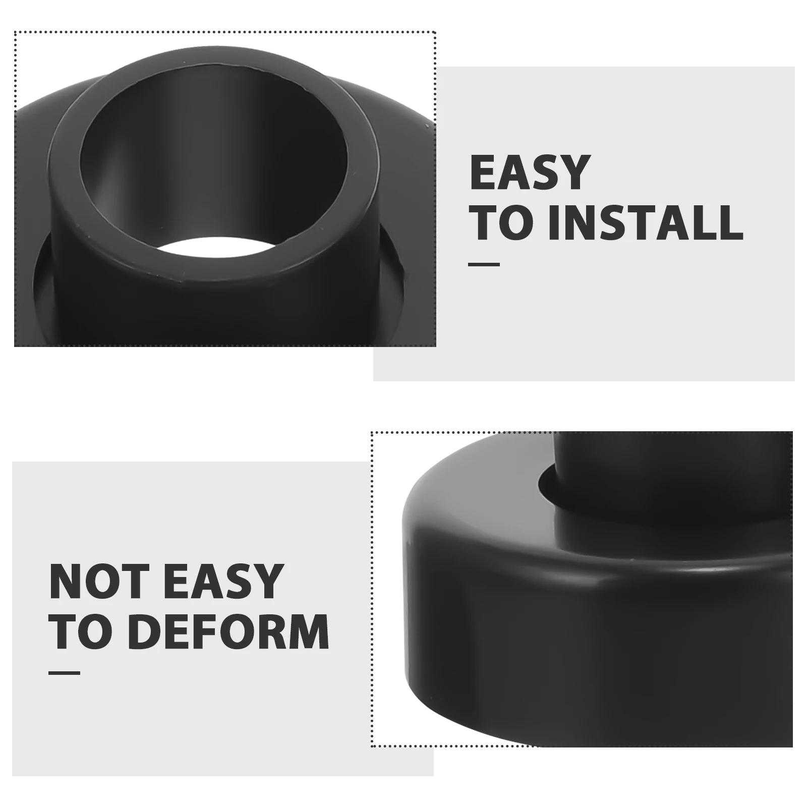 

3pcs Nylon Stopper Protector Bumpers For Handle Knob Concave Wall Door Bumper Slam Stopper Wall Door Protector Sturdy