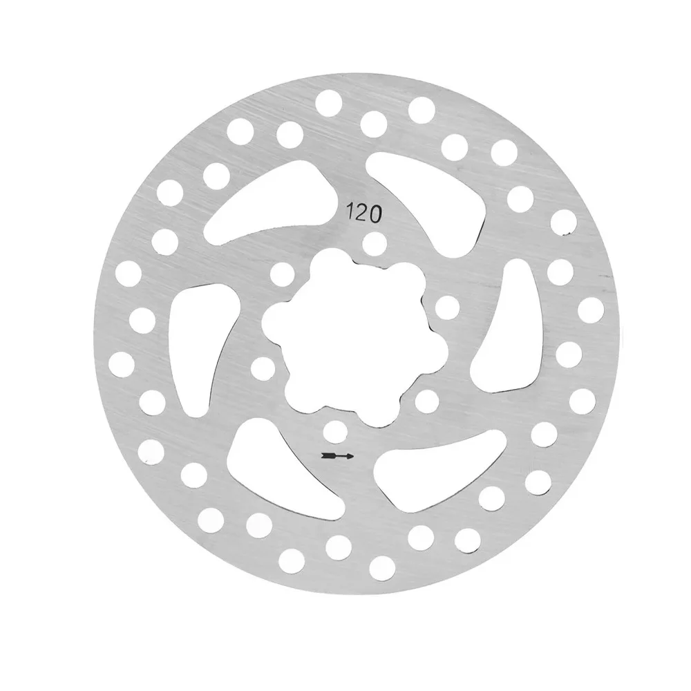 120 mm Bremsscheibe für Ninebot ZT3 Pro/F3/F3 Pro/Max G3 Elektroroller, Edelstahl-Rotorbelag, Ersatzteile, 6 Löcher