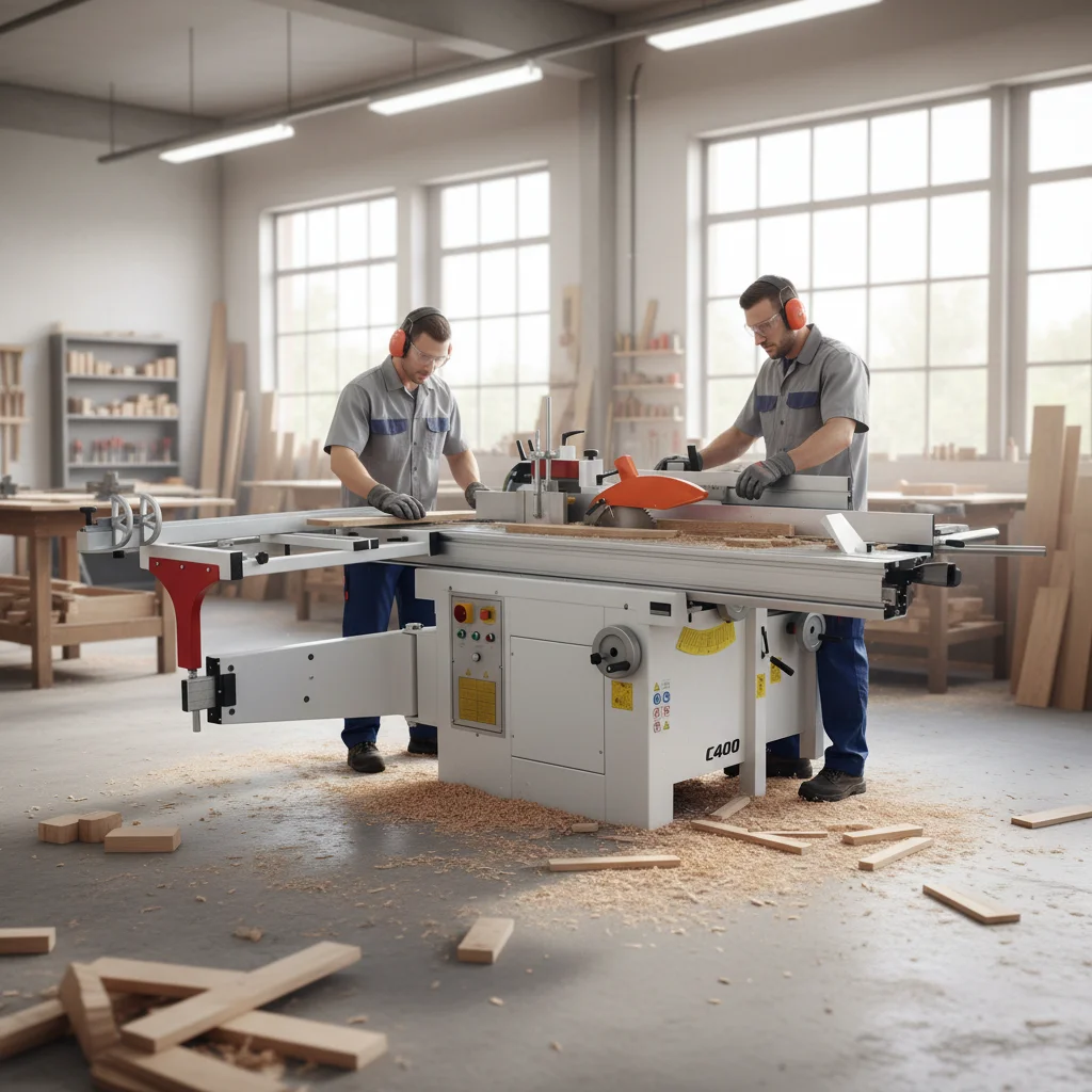 C400 Sicar in 1 Woodworking Combined Machine Planer Thicknesser Motiser Solid Wood and Panel Processing