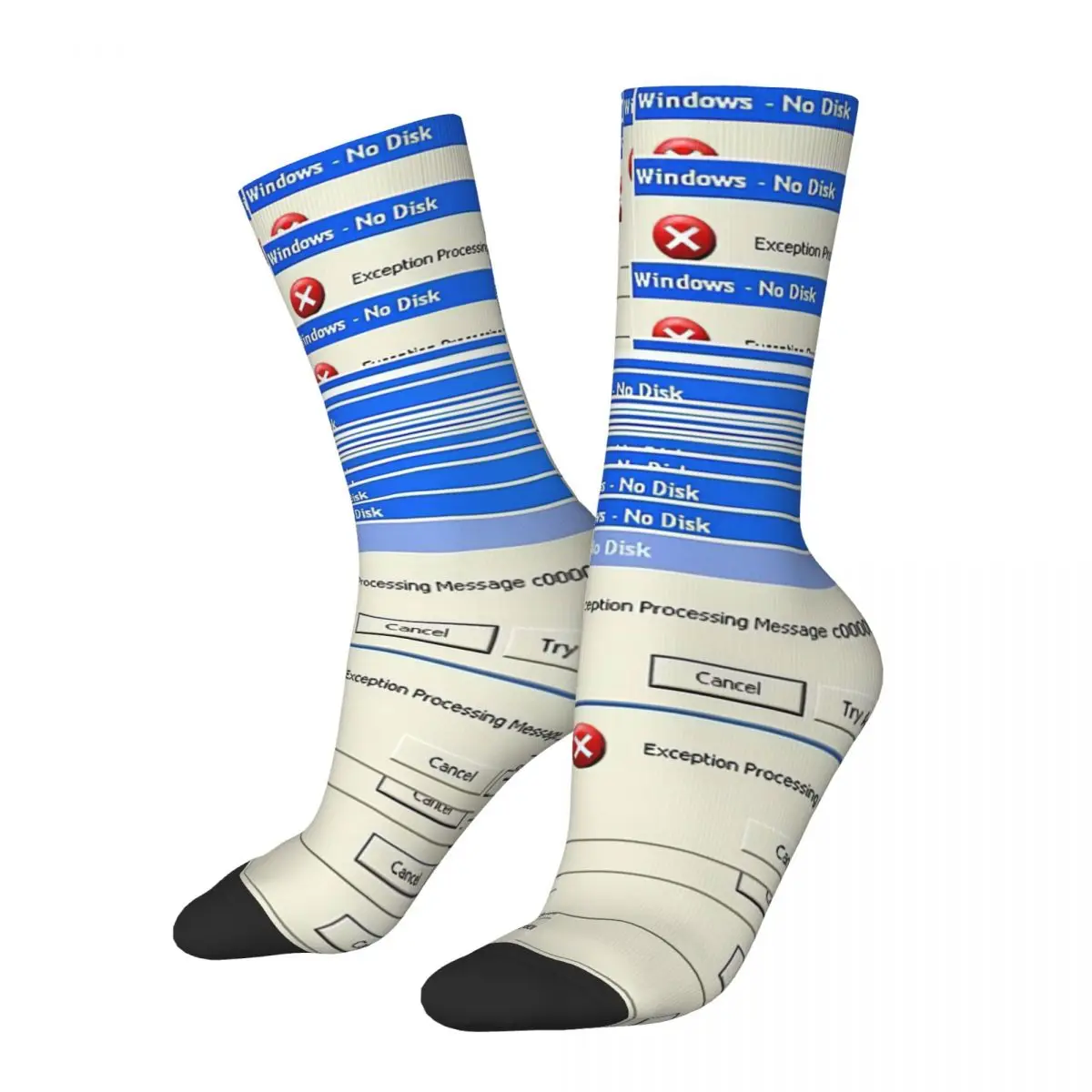 Windows XP – chaussettes unisexes pour adultes, chaussettes pour hommes et femmes