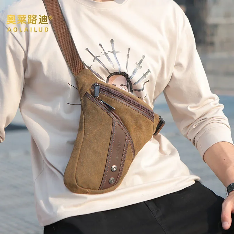 Men Thigh Fanny Pack Drop Bag Motorcycle Riding Shoulder Pouch Crossbody Nylon Male Hip Bum Belt Leg Waist Bags bolsos hombre 가방