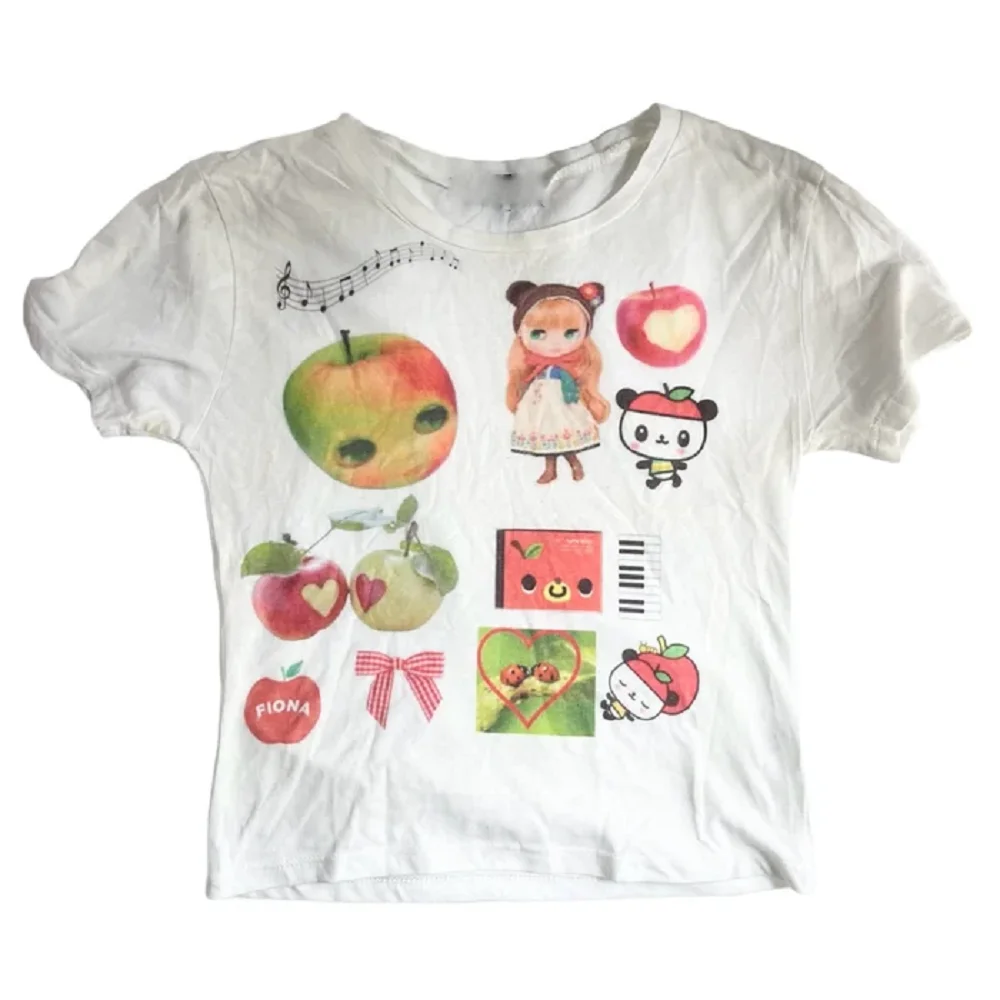 المرأة القوطية نمط المتناثرة أعلى المحاصيل ، الجمالية المطبوعة تي شيرت ، Y2K الملابس الشعبية ، الصيف الطفل الشارع ارتداء ، الجمالية ، الرجعية