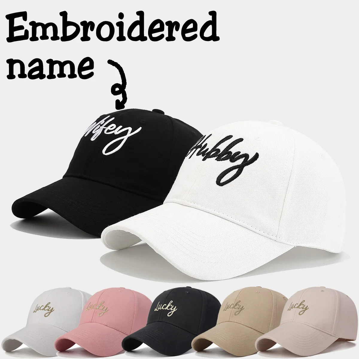 Custom Nane Retro Baseball Cap, DIY Embroidery Text Customizable Hat for Men Women The Most Thoughtful Personalized Summer Gift
