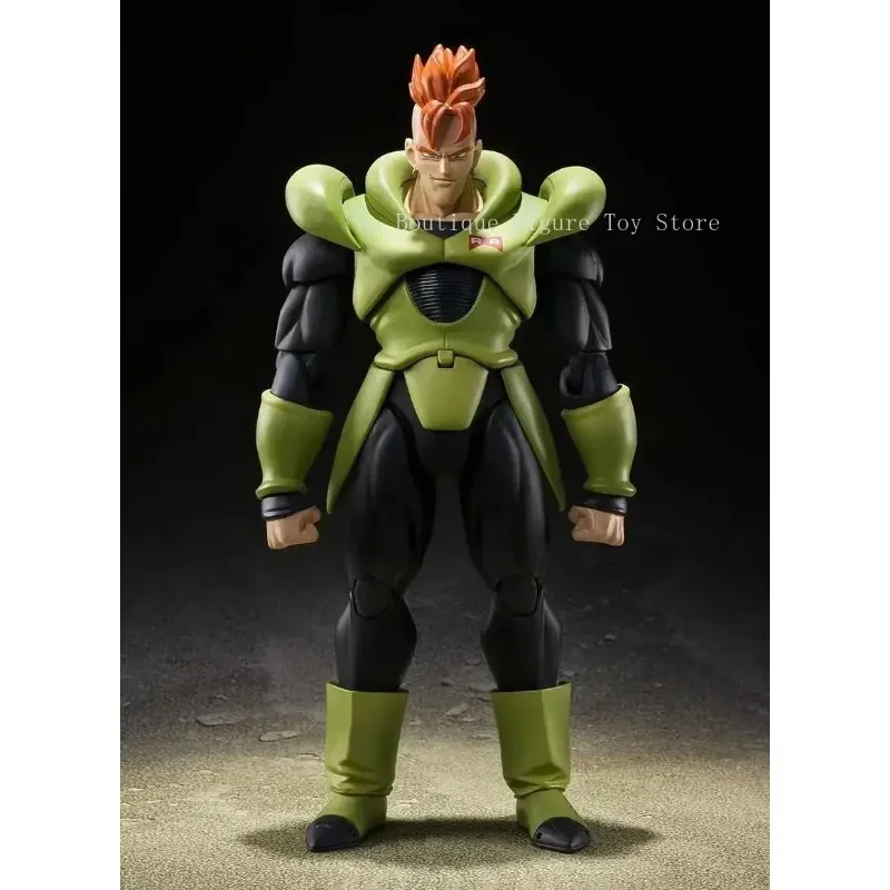 100% Originele Bandai Sh Figuarts Shf Sdcc Android 16 Exclusieve Editie Actiefiguren Anime Model Speelgoed Figura Pvc Geschenken Op Voorraad