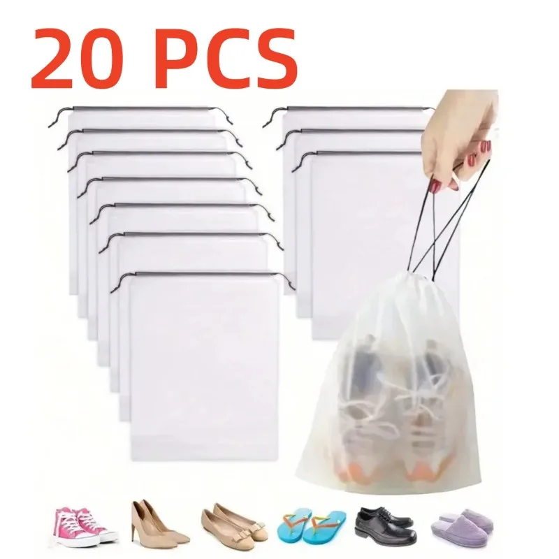 Herbruikbare doorzichtige make-uptassen – Eco PVC-vrije zakjes voor reistoiletartikelen, lekbestendig, 10-pack