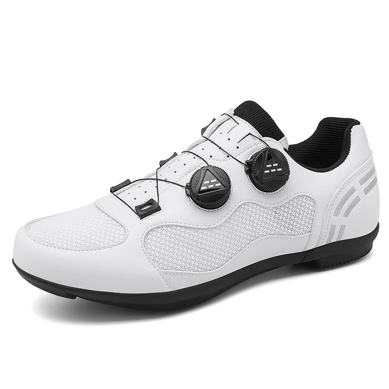 Flat Pedal MTB Cycling Sneaker Men Breathable Mountain Bicycle shoes Cleat Shoes Cycling Shoes Lock-Free bike Speed Footwear