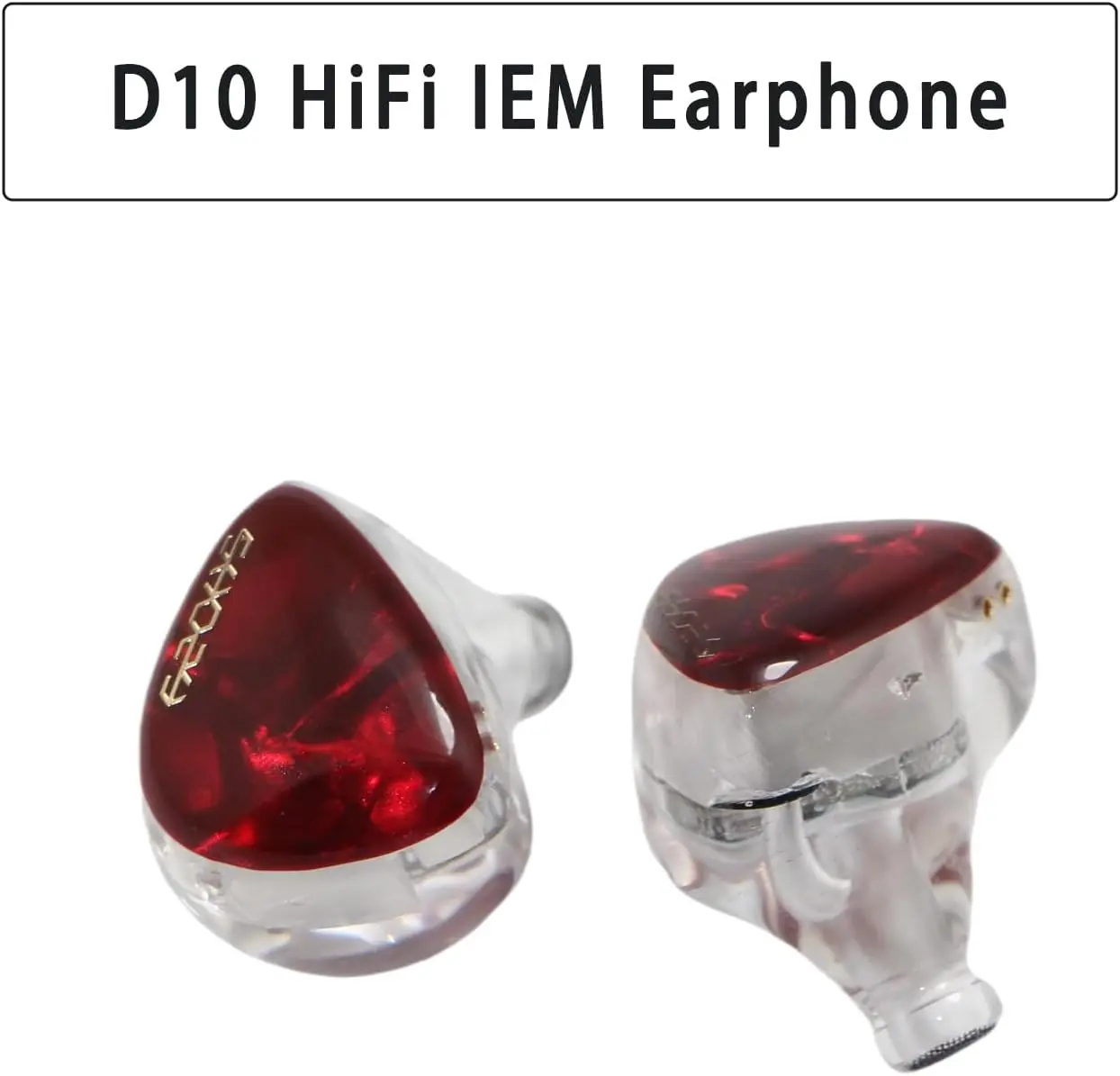 Shozy D10 HiFi IEM Earphone easy to drive, graphene dynamic headphones High sound fidelity Natural, balanced sound transparency