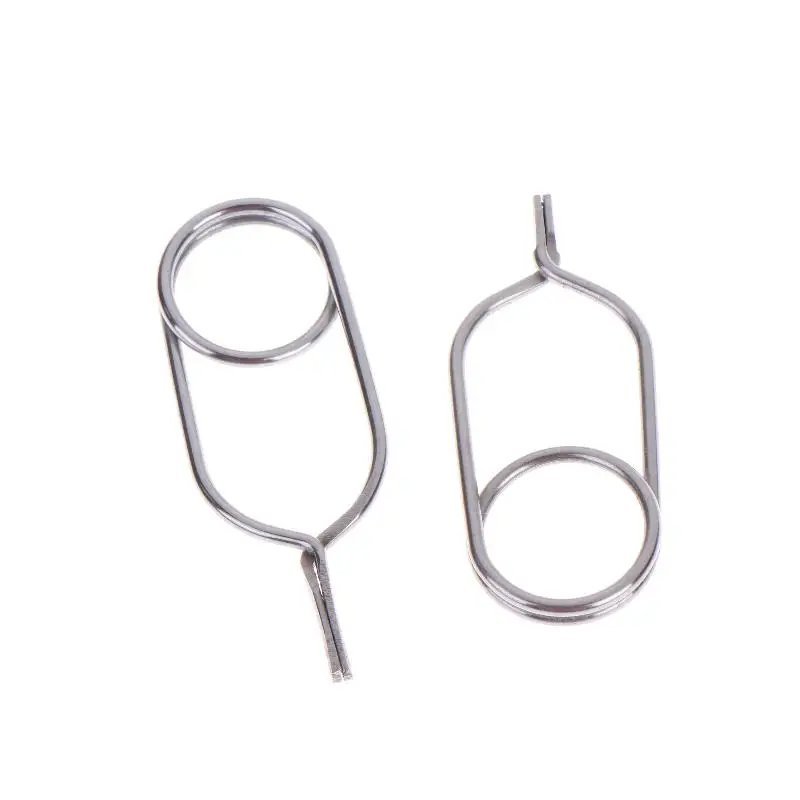 1Pc Stainless Steel Hackle Pliers Fly Tying Tool Hackle Clips Feather Wrapping Tool Fly Fishing Lures Holder Clips For Hobbyists