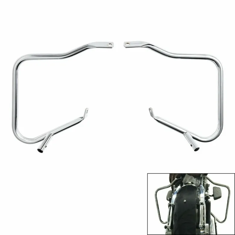 Motorcycle SaddleBag Guard Bracket For Harley Touring Road King Electra Glide 2014-2024