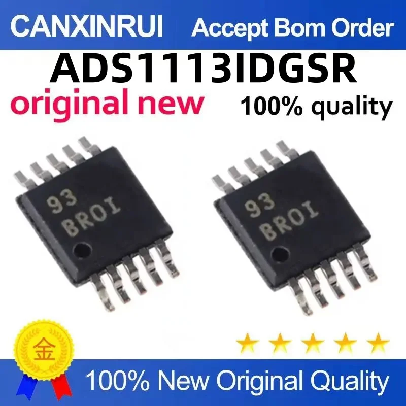 ADS1113IDGSR ADS1113IDGS Silk screen BROI BR0I MSOP10 analog-to-digital converter chip